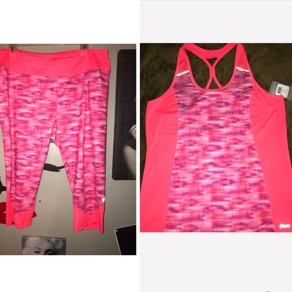 workout top and bottoms